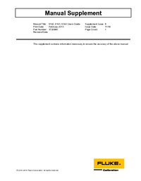 Thumbnail of document Manual - 9142 / 9143 / 9144 Field Metrology Wells